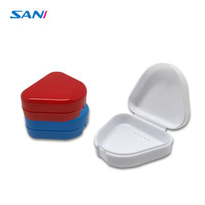 Good price White False Teeth Storage Case , High Temperature Resistant Denture Storage Box online