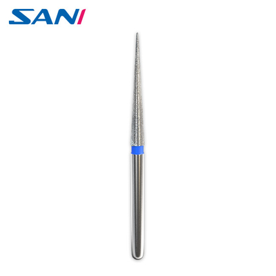 quality Silver Stainless Steel Dental Surgical Diamond Burs Flexible Endodontic Access Burs factory