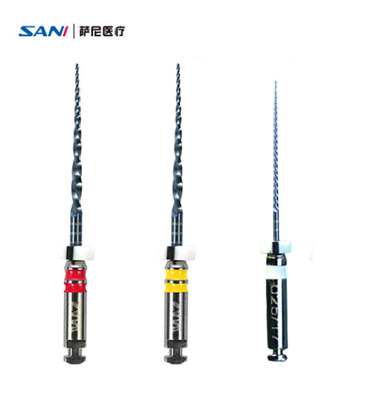Rotary 25mm Nickel Titanium Endo Retreatment Files For Dental Treatment