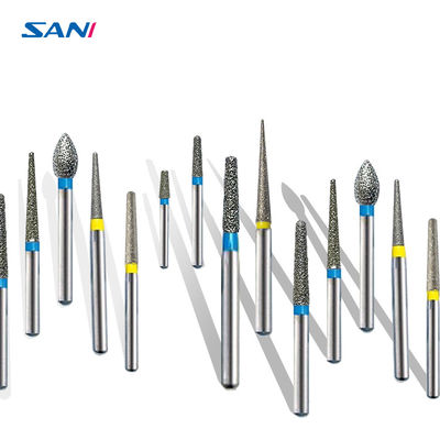 Good price Stainless Steel Silver 11mm FG Dental Diamond Burs FDA Certification online