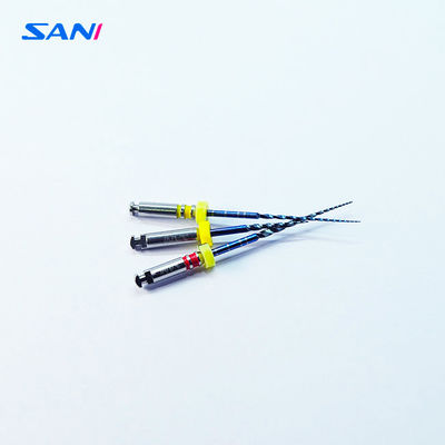 Good price 31mm Rotary Dental Files , Blue Nano Coating Niti Endodontic Files online