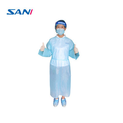 Good price Blue PP PE Medical Isolation Clothing Disposable online